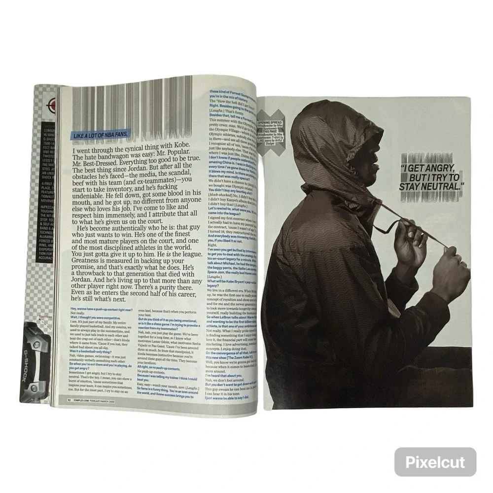 Complex Magazine February March 2009 Kobe Bryant & Elisha Cuthbert Double Covers
